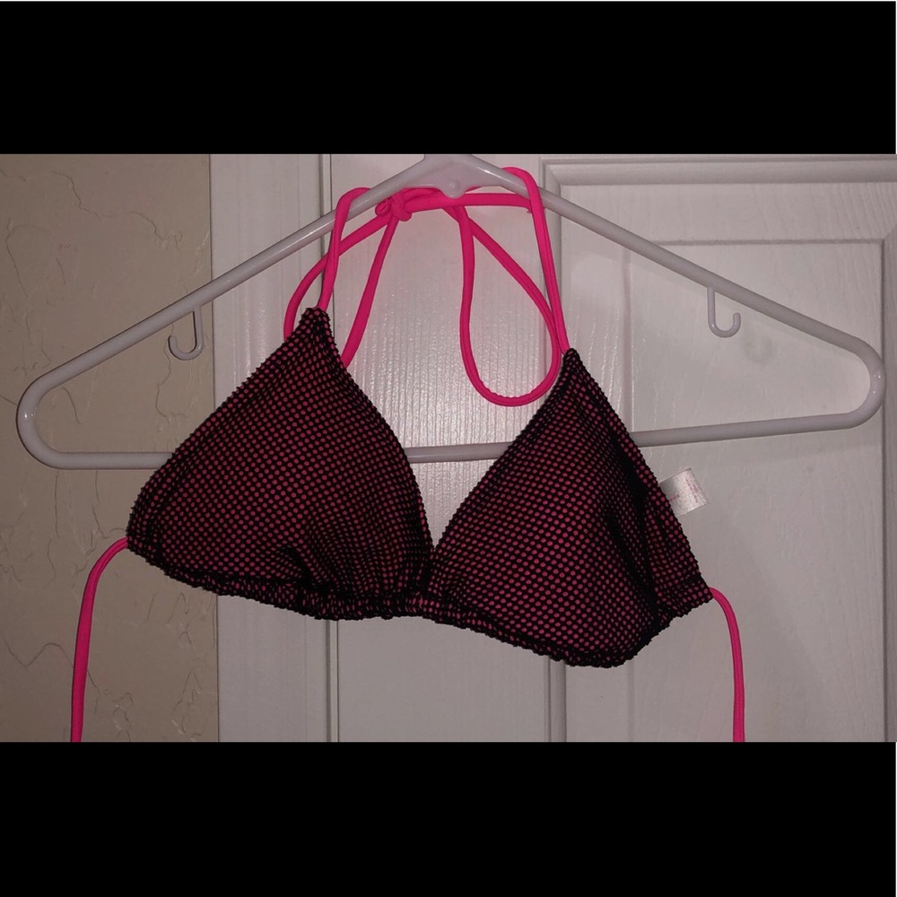 Hot pink bikini top